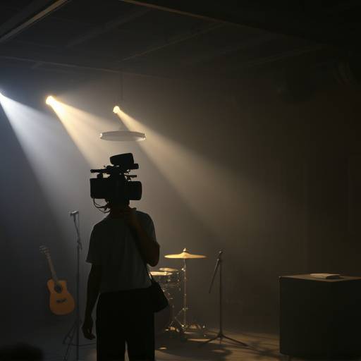 Bilde fra en musikkvideo produsert av Lydhuset AS